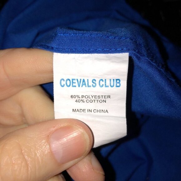 Coevals Club Mens Size 3XL Blue Pearl Snap Front Pockets Western Collared Shirt - Picture 10 of 11